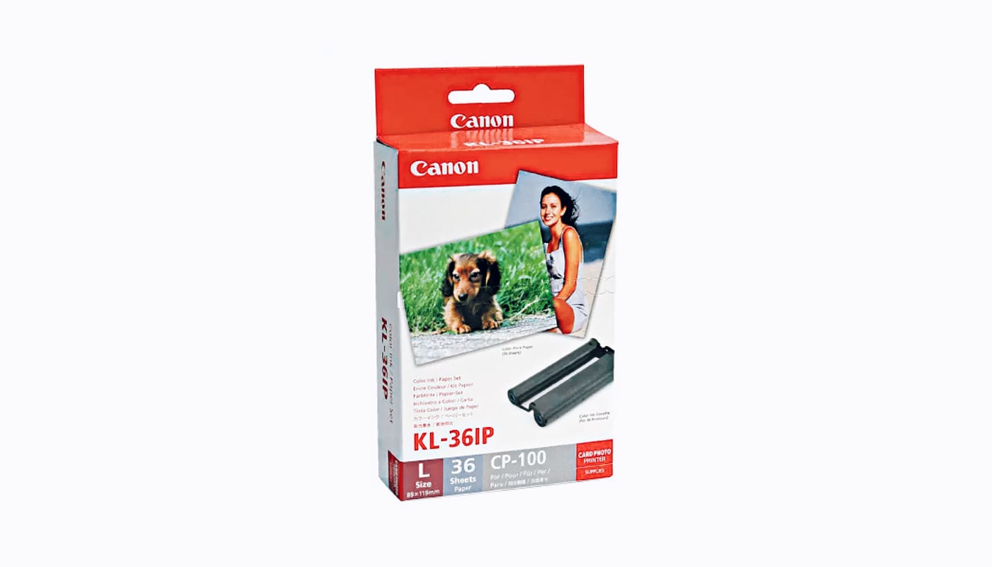 Canon佳能 彩色墨水纸张组合KL 36IP L尺寸