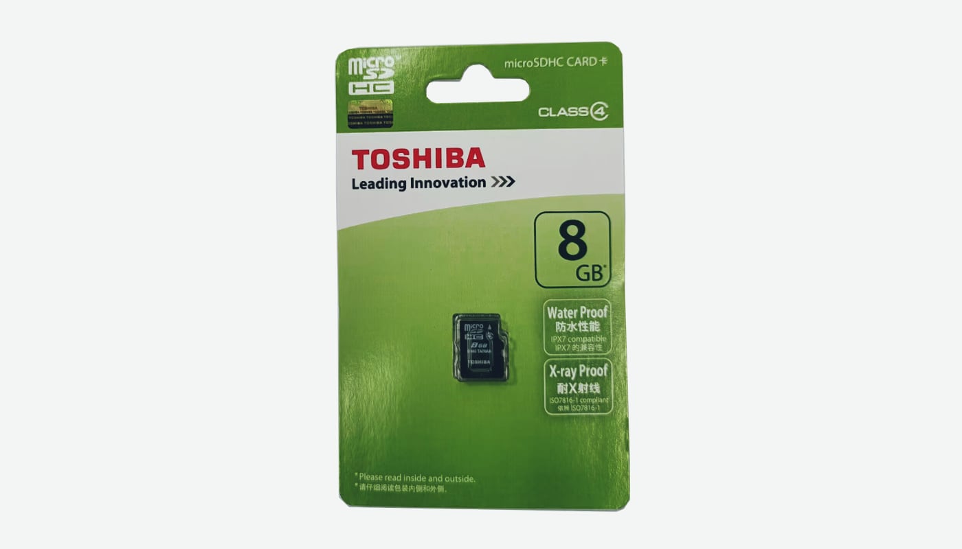 东芝/TOSHIBA TF卡 8G C4 手机跑步机小音箱内存卡 MicroSD存储卡